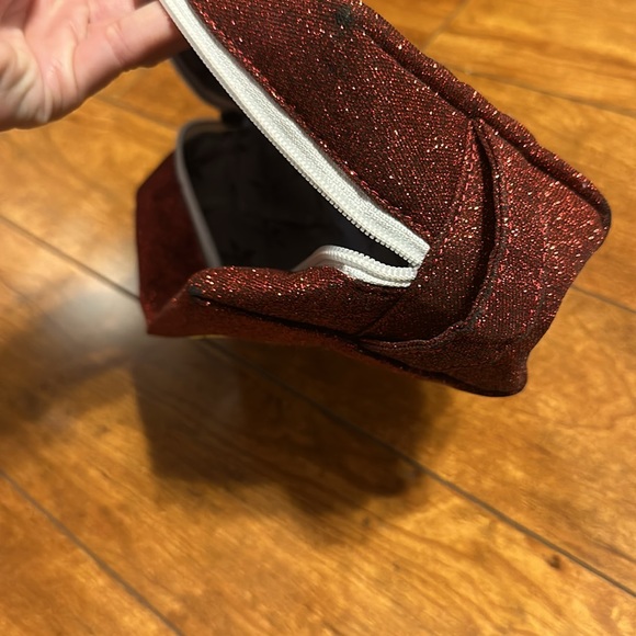 Red rebel sparkle bling makeup bag - Picture 7 of 8